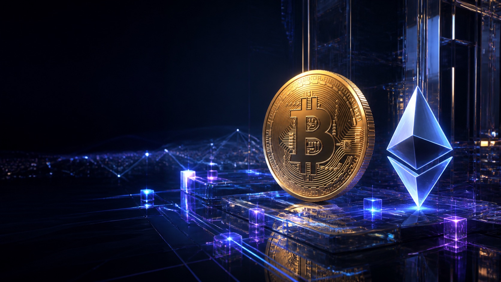 Digital-asset network and crypto-asset concept